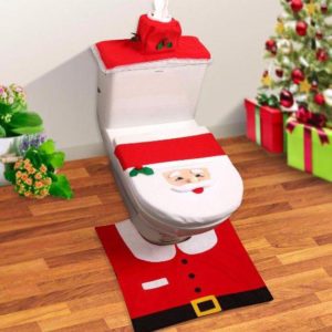 Exemplo de Decoração de natal para banheiros